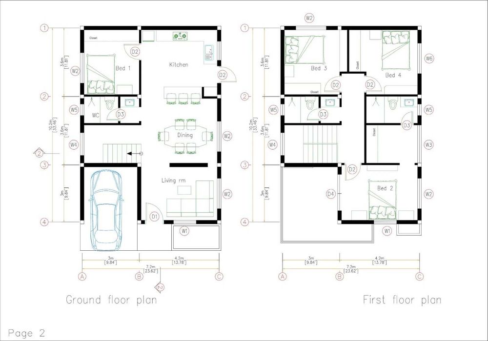 НА ИЗПЛАЩАНЕ - Двуетажна сглобяема къща с 4 спални, 147 кв. м