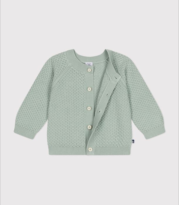 Cardigan Petit Bateau вязанный свитер  для девочки