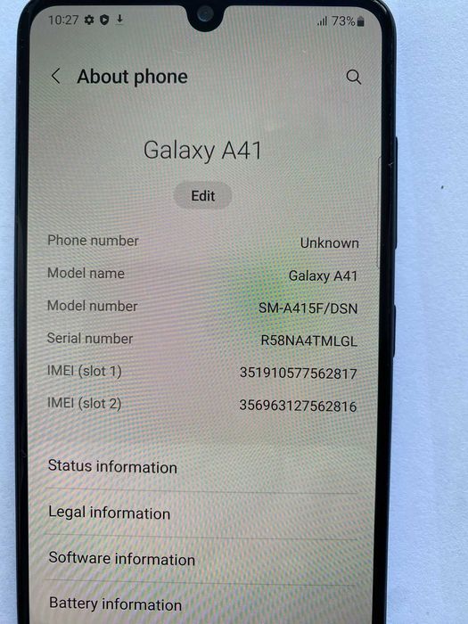 Samsung A41, 64 GB, 4 GB RAM - 250 RON negociabil
