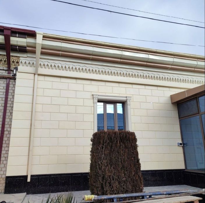 Термо травертин. Фасад учун