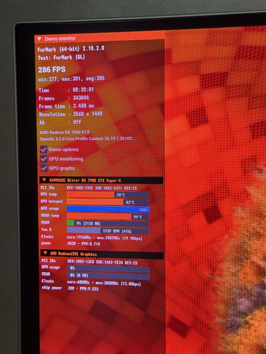 Sapphire NITRO+ AMD Radeon RX 7900 XTX Vapor-X 24GB