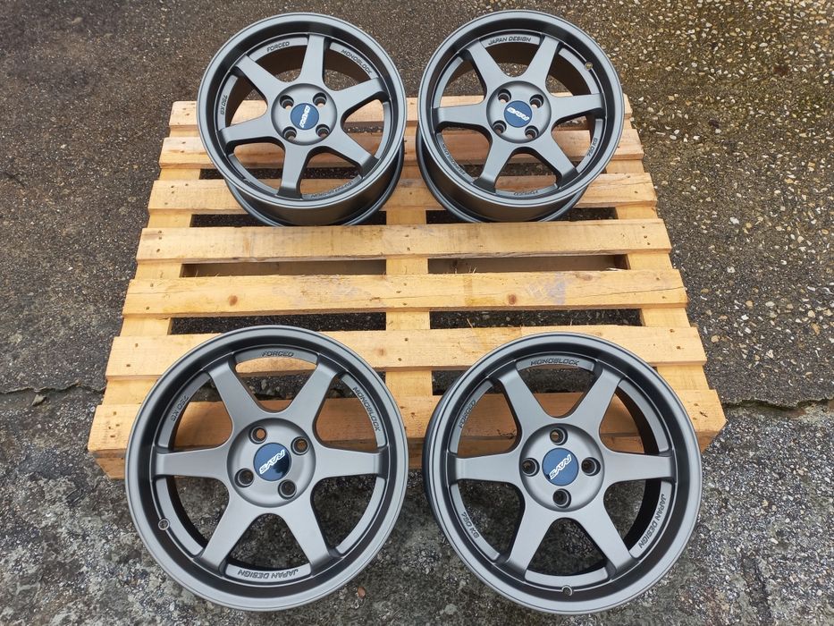 16"4x100 Rays T37 Volk Racing Opel Honda Suzuki Bmw e30 vw Golf Black Матт Бронз
