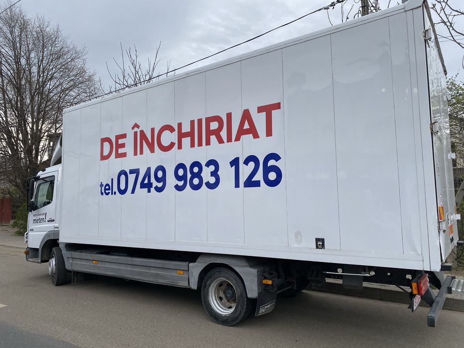 Transport marfa/Mutari/inchiriere vehicul pentru transport marfa/