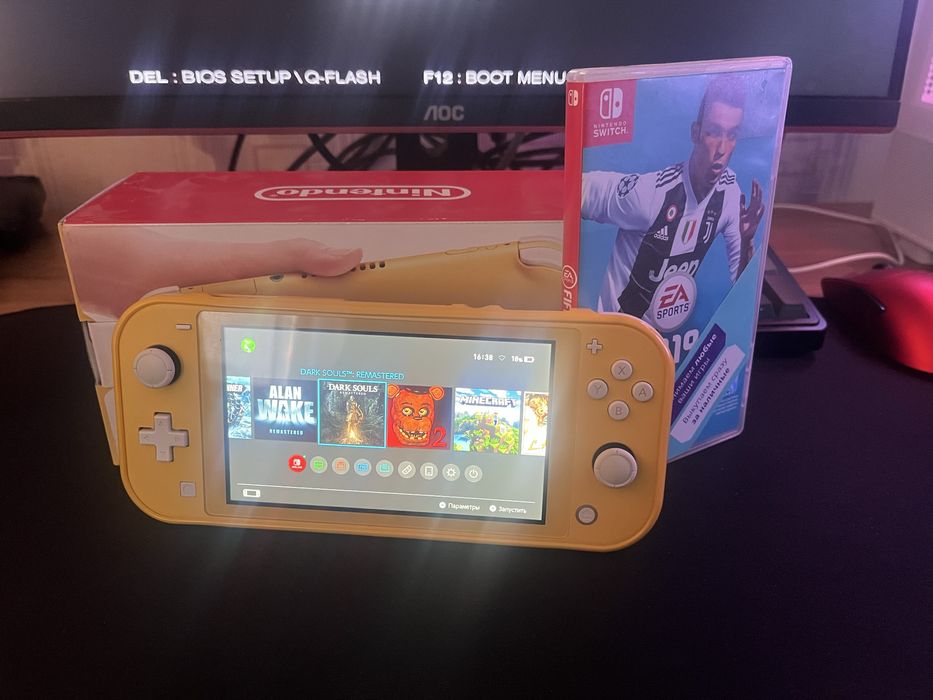 Продам Nintendo Switch прошитый