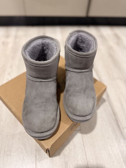 Ghete BEARPAW Alyssa Gray marimea 34, copii