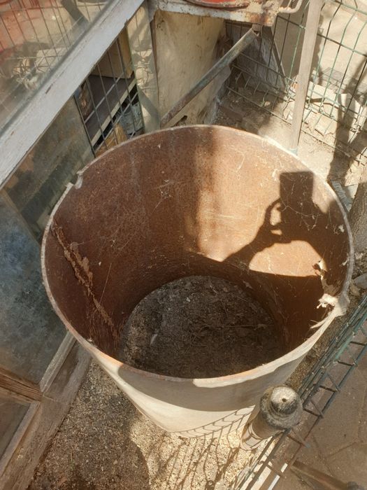 Бочка железная для бани