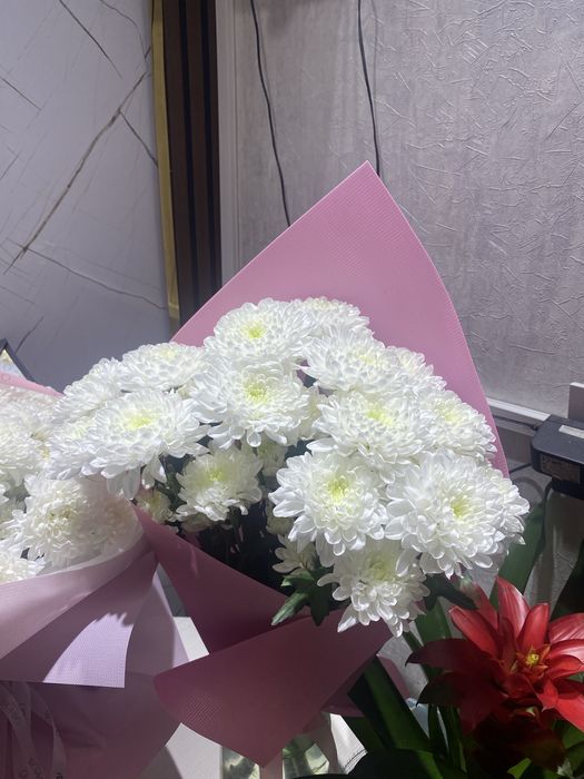 Цветы Хризантема букет