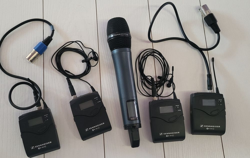 Sennheiser eW 100 G3 / 2 lavaliere+1 microfon
2 lavaliere si 1 microf