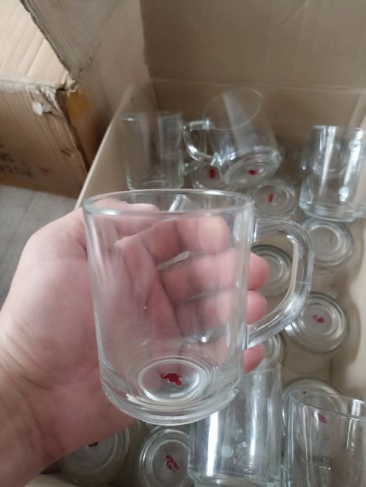 Стаканы, бокалы стеклянные