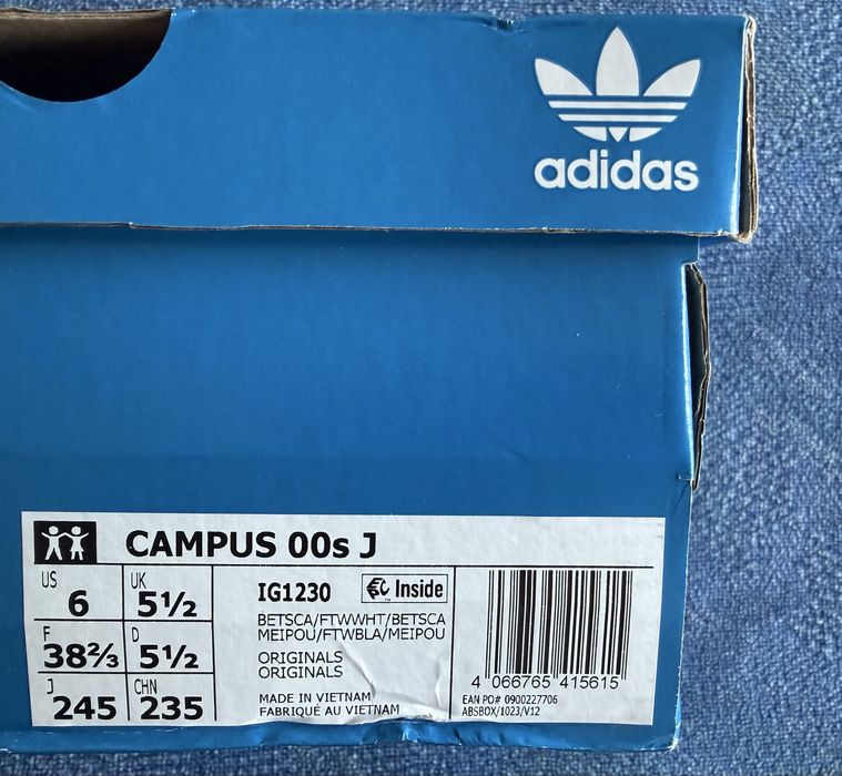 Adidas Campus 00s J ОРИГИНАЛНИ дамски маратонки - 38,5/24,5см