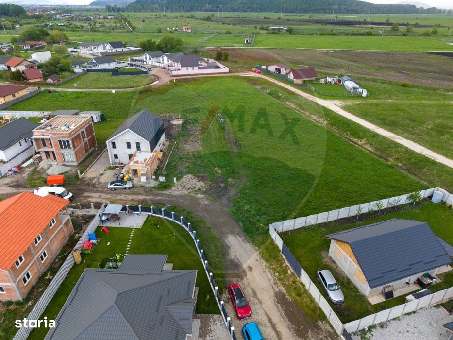 Teren intravilan de vanzare in Harman – 1.016 mp, PUZ aprobat