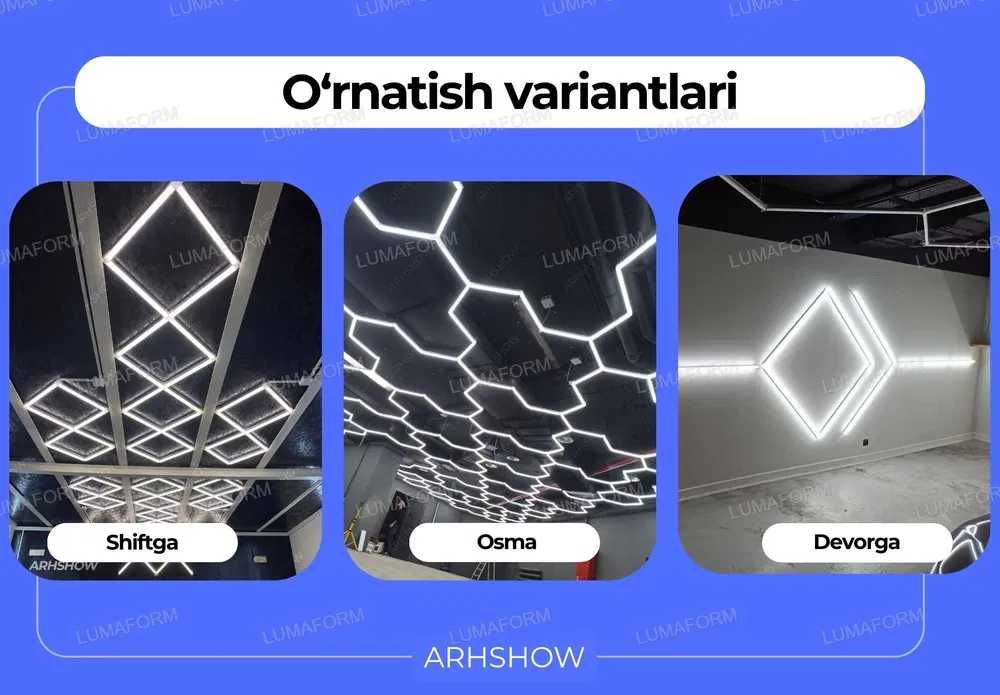 LED модулли ёритгич коридор ва прихожая учун