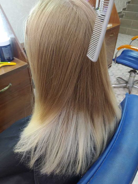 Осветление и окрашивание волос