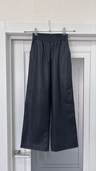 Юбка брюки кожаные