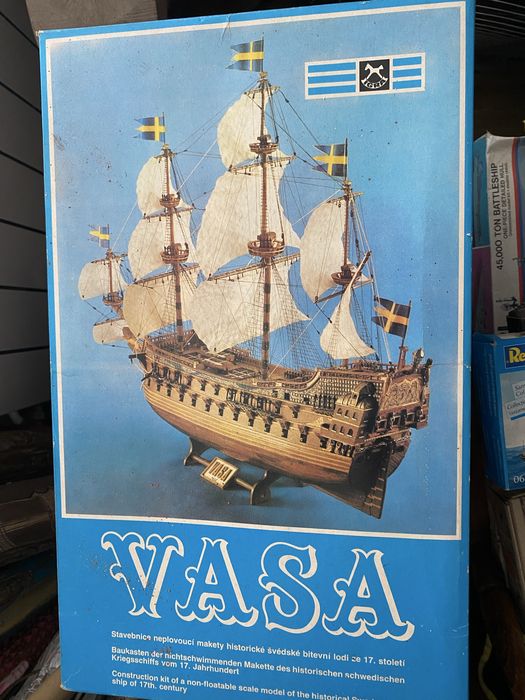 Дървен модел на кораб Vasa 1:100