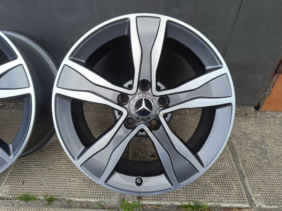 ОРИГИНАЛНИ джанти 17 ' цола 5x112 MERCEDES C KLASSE W205 / МЕРЦЕДЕС 7J ET48,5