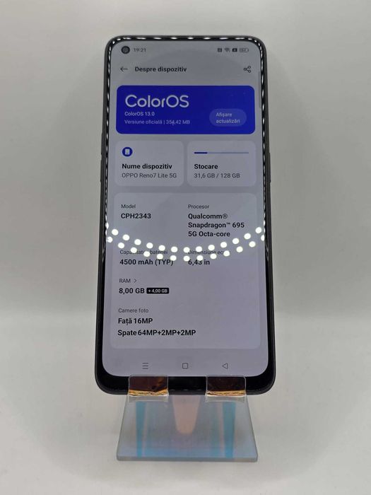 OPPO Reno7 Lite 5G, MEM 128GB, RAM 8GB, Amanet Doamna Ghica, Cod:91271