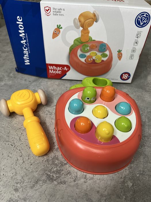 Стучалка Whac-A-Mole морковь и молоточек