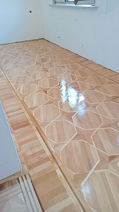 Шлифовка пол паркет