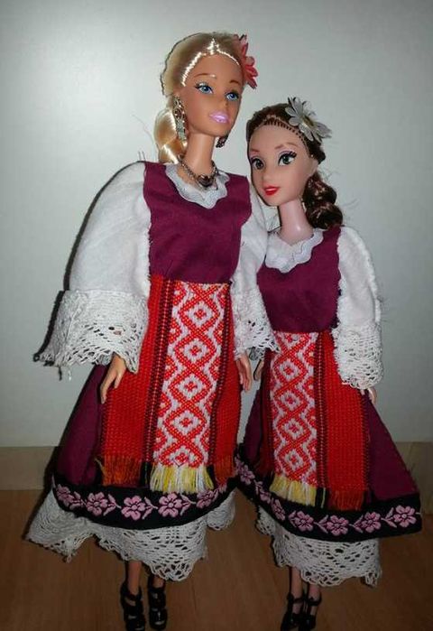 ! ИДЕАЛЕН ПОДАРЪК ! Ръчно направени кукли барби с народна носия