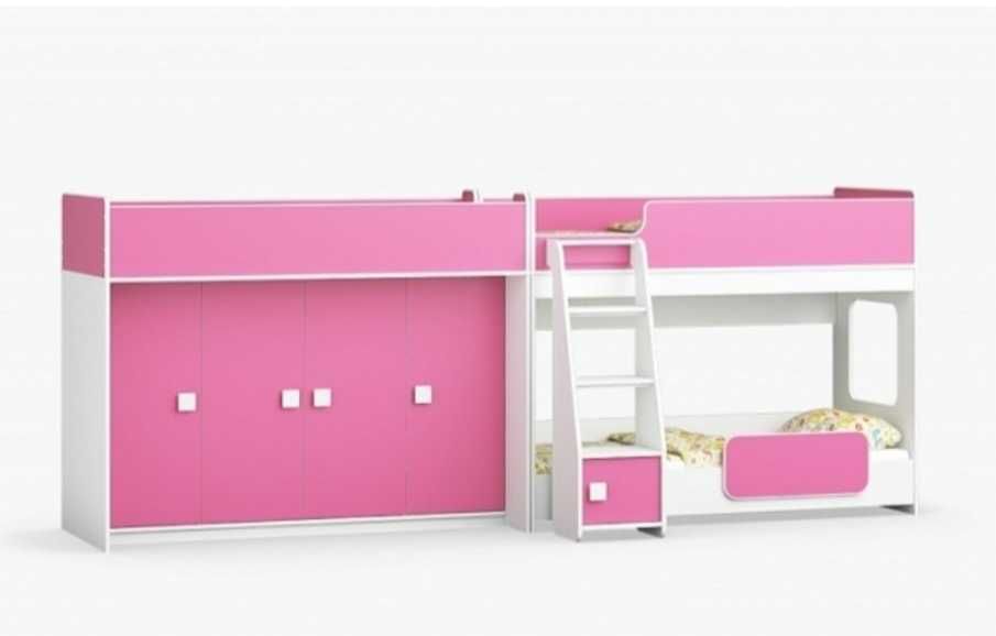 Продам двухярусная кровать с шкафом и еще 1 кровать