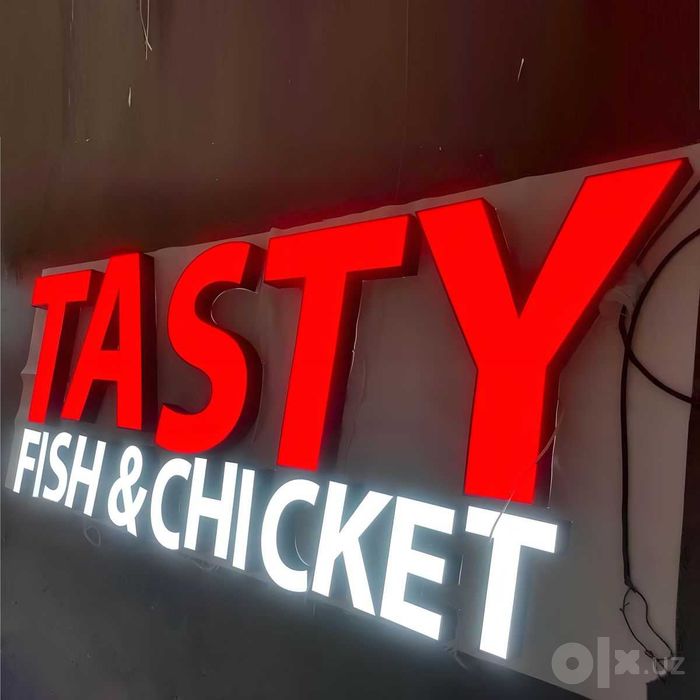 Bukva Banner Tashqi reklama Bo'rtma xarflar Peshlavha
