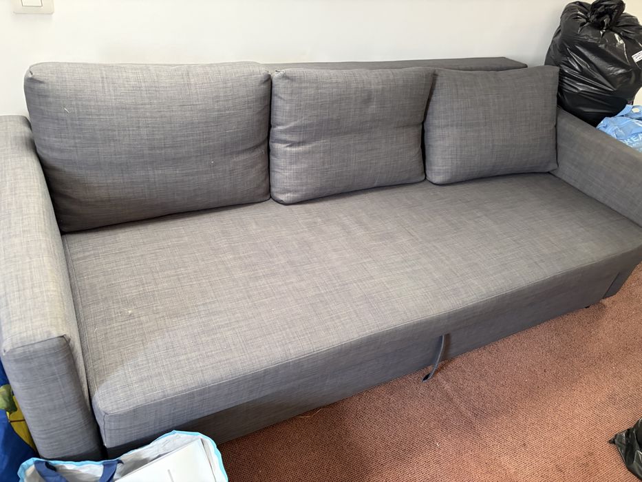Canapea extensibila ikea + topper cadou