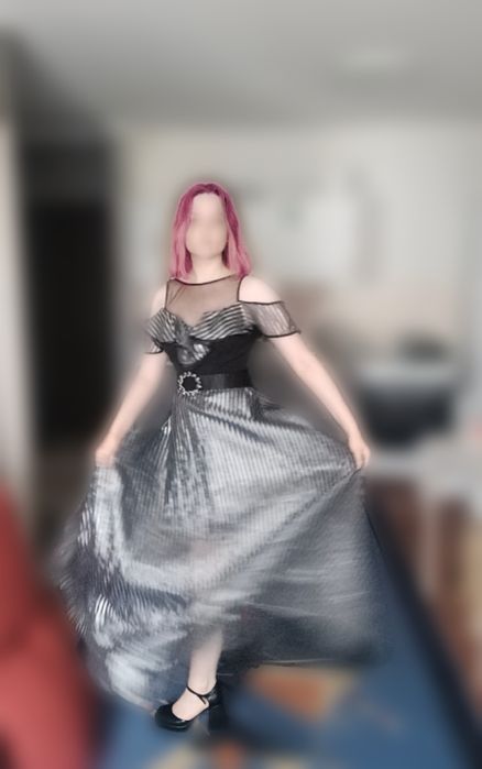 Длинное вечернее нарядное платье