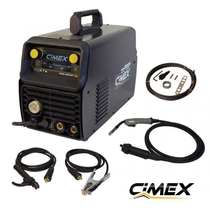 Комбиниран телоподаващ заваръчен апарат CIMEX за MMA и MIG/MAG - 200A