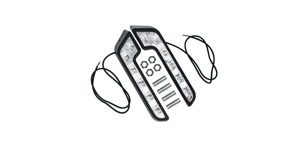 Set 2 Proiectoare Lumini de Zi Auto DRL Universale