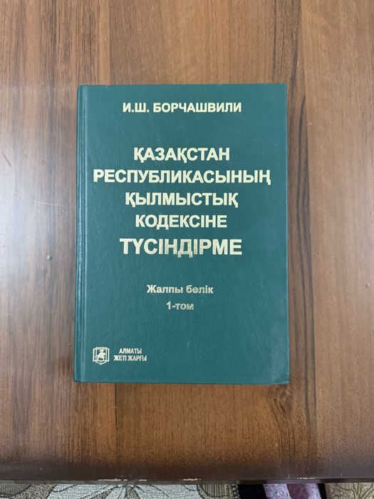 Комментарий к УК РК Борчашвили