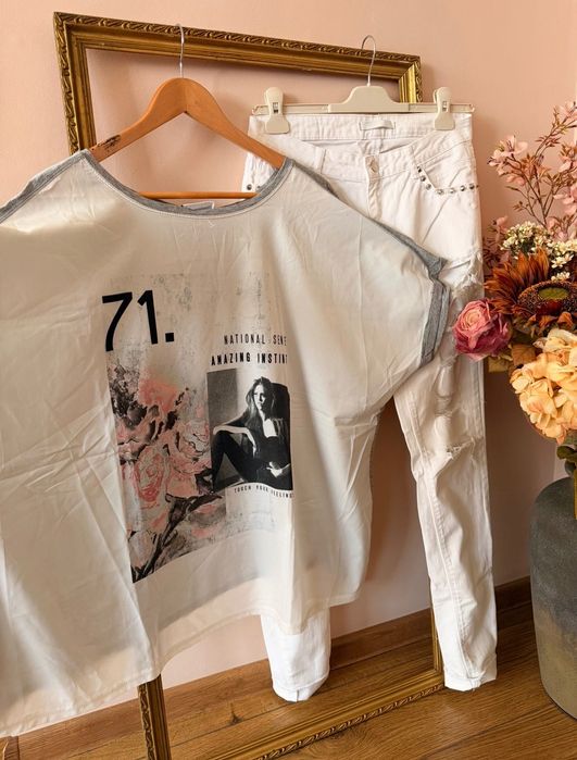 ZARA, H&M, ONLY Нови дамски дънки и тениски