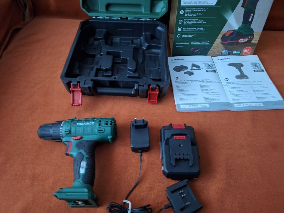 Bormasina - Masina de gaurit si insurubat Parkside 20V acum + incarc