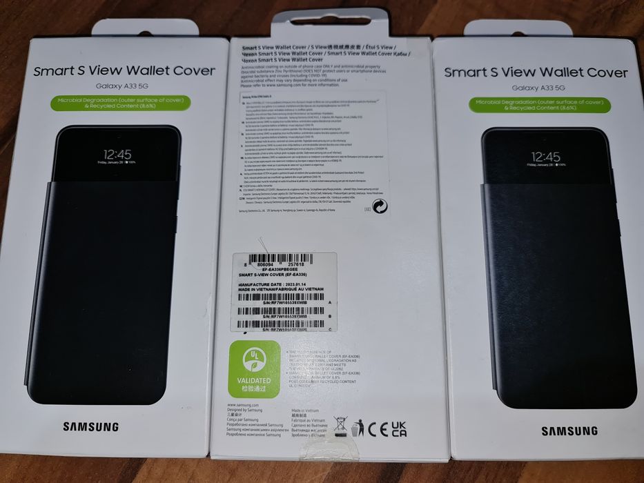 Husa smart activa originala Samsung S View Wallet Cover A33 5G A336