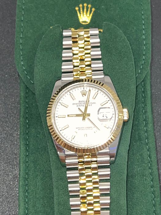 Datejust 36 two tone white dial
