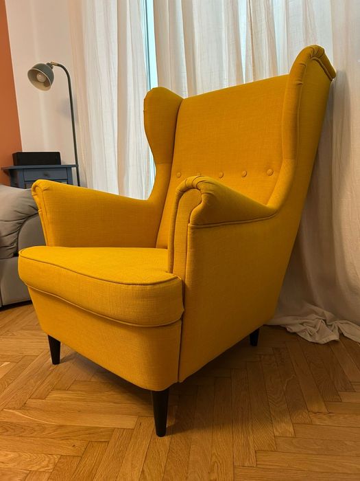 Vând fotoliu galben ikea strandmon