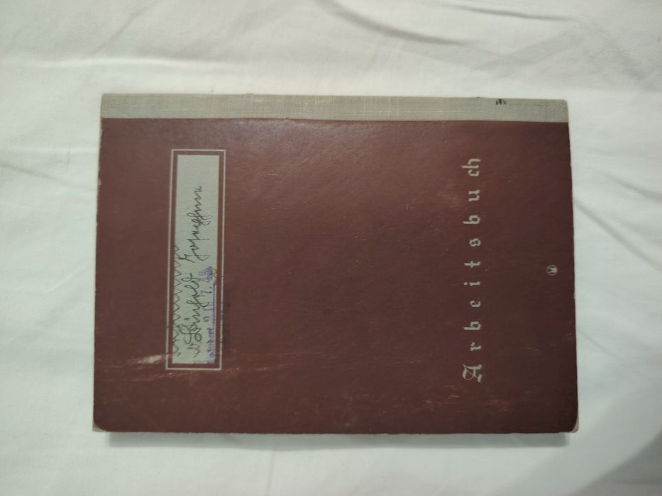 Arbeitsbuch nazist din ww2