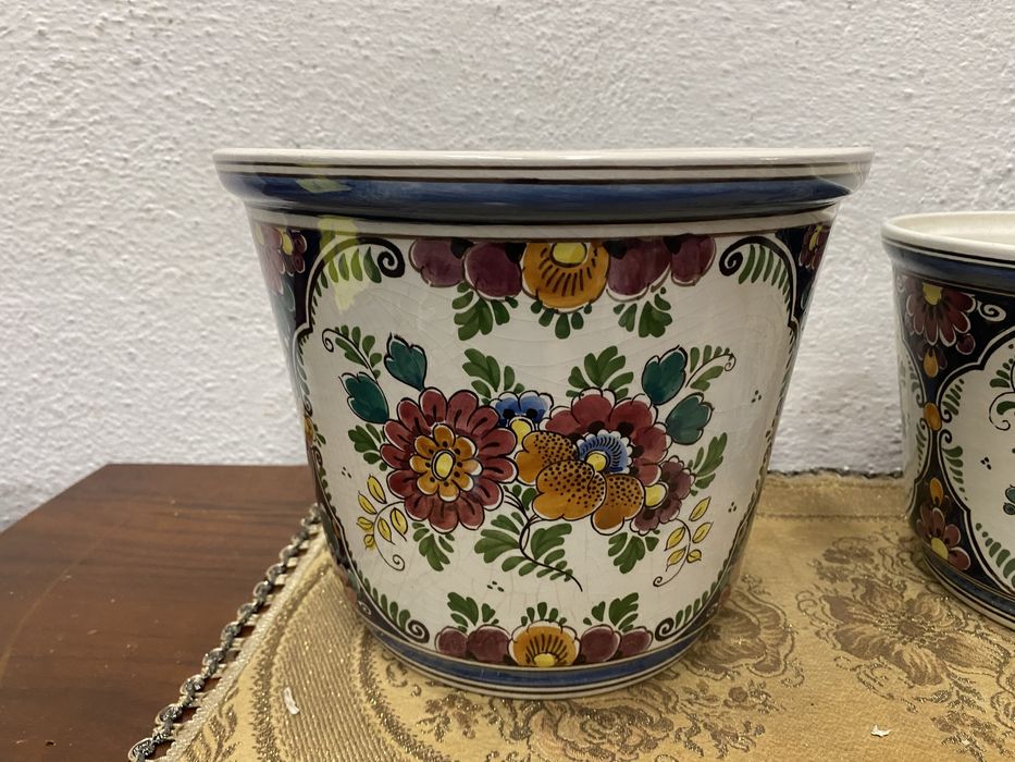 Холандски порцеланови кашпи на делфт кашпа - саксия