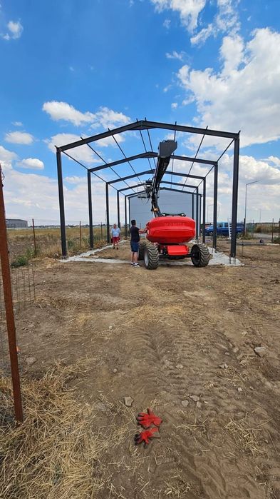 Structura metalica 7x20x4ml stâlpi ferme grinzi