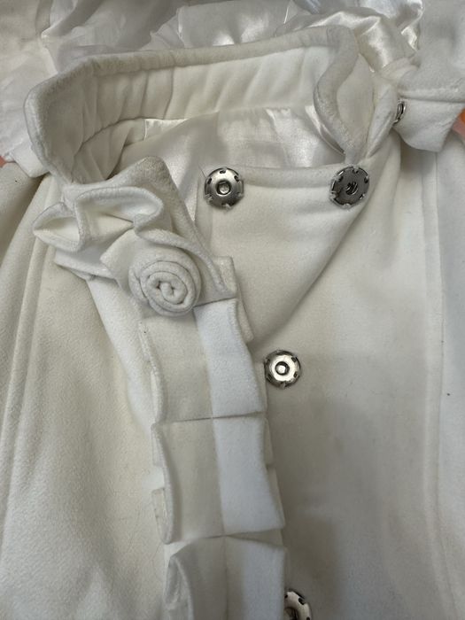 Шуба и пальто белые детские