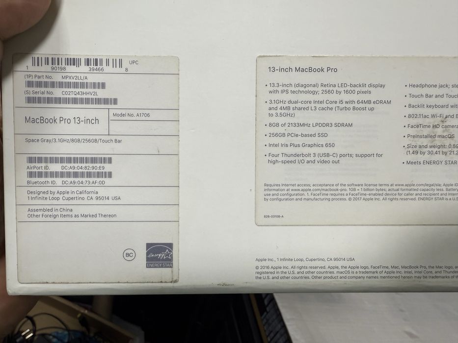 Macbook Pro 13-inch/ core i5!