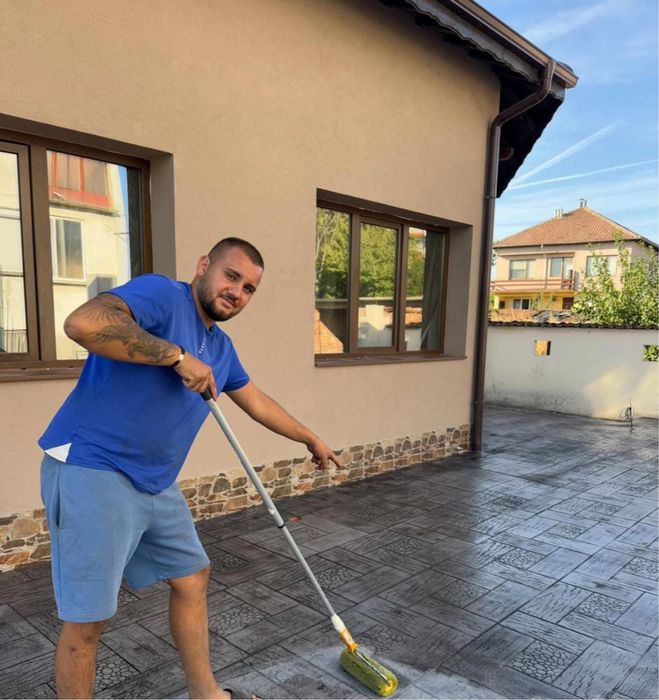 Бетониране на пътеки и гаражи и пътеки