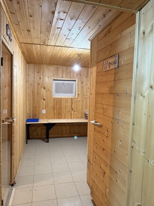 Семейная баня чистая