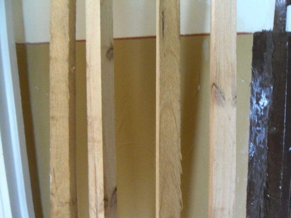 Естествен паркет, летви 5/5 и летви  и парчета от OSB-1,8