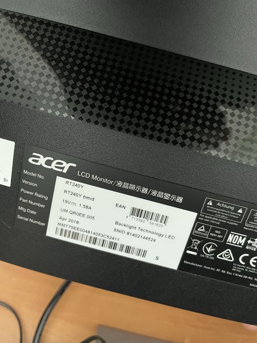 Монитор 24 дюйма HDMI