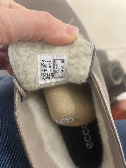 Ecco экко ботинки зима новые 38р