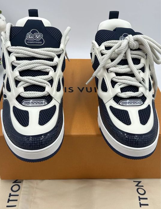 Adidasi Louis Vuitton Skate Blue Low