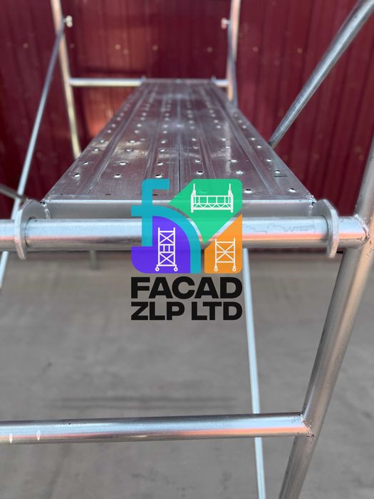 Строительные леса оцинкованные с настилом, труба Ø40мм, T=2.5мм Китай