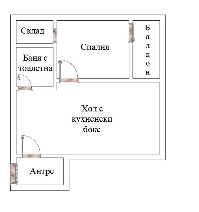 2-стаен в София-Манастирски Ливади площ 65 цена 185000