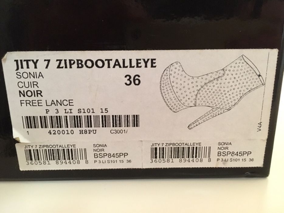 Botine Free Lance negre
